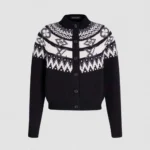 Louis Vuitton Women Alpine Knit Cardigan-Black 1AKWRQ