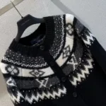 Louis Vuitton Women Alpine Knit Cardigan-Black 1AKWRQ