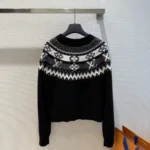 Louis Vuitton Women Alpine Knit Cardigan-Black 1AKWRQ
