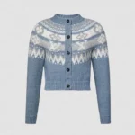 Louis Vuitton Women Alpine Knit Cardigan-Blue 1AKWRY