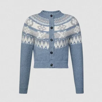 Louis Vuitton Women Alpine Knit Cardigan-Blue 1AKWRY