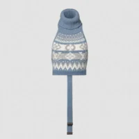 Louis Vuitton Women Alpine Knit Crop Top-Blue 1AKWSE