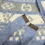 Louis Vuitton Women Alpine Knit Crop Top-Blue 1AKWSE