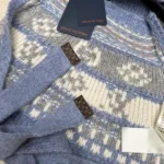 Louis Vuitton Women Alpine Knit Crop Top-Blue 1AKWSE