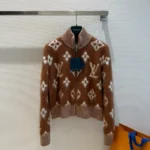 Louis Vuitton Women Brushed Monogram Zip-Up Jacket 1AKWI6