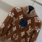 Louis Vuitton Women Brushed Monogram Zip-Up Jacket 1AKWI6
