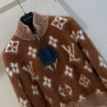 Louis Vuitton Women Brushed Monogram Zip-Up Jacket 1AKWI6