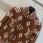 Louis Vuitton Women Brushed Monogram Zip-Up Jacket 1AKWI6