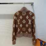 Louis Vuitton Women Brushed Monogram Zip-Up Jacket 1AKWI6