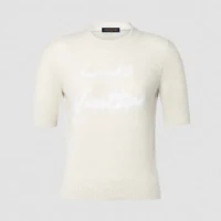 Louis Vuitton Women Cursive Signature Knit Top 1AKWOM