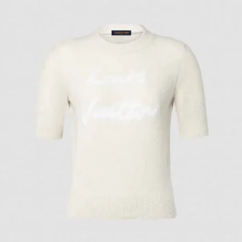 Louis Vuitton Women Cursive Signature Knit Top 1AKWOM