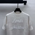 Louis Vuitton Women Cursive Signature Knit Top 1AKWOM