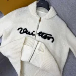 Louis Vuitton Women Embroidered Signature Zippered Blouson 1AKLWC