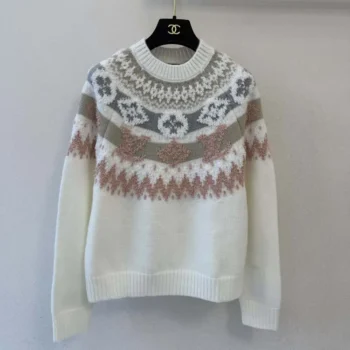 Louis Vuitton Women Sequin Alpine Knit Pullover 1AKX0M