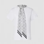 Louis Vuitton Women Signature Scarf Detail T-Shirt 1AKXMV