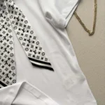 Louis Vuitton Women Signature Scarf Detail T-Shirt 1AKXMV - Image 8
