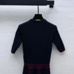 Louis Vuitton Women Varsity Stripe Cable Knit Dress 1AKFOY