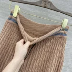 Louis Vuitton Women Varsity Stripe Cable Knit Skirt 1AKFTO - Image 5