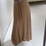 Louis Vuitton Women Varsity Stripe Cable Knit Skirt 1AKFTO - Image 9