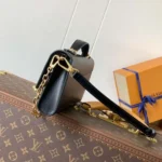 Louis Vuitton Women Wallet On Chain Capucines Black M12143 - Image 4